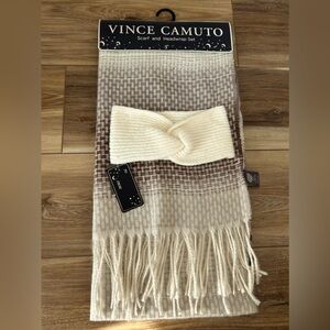 Vince Camilo Scarf and Headwrap Set